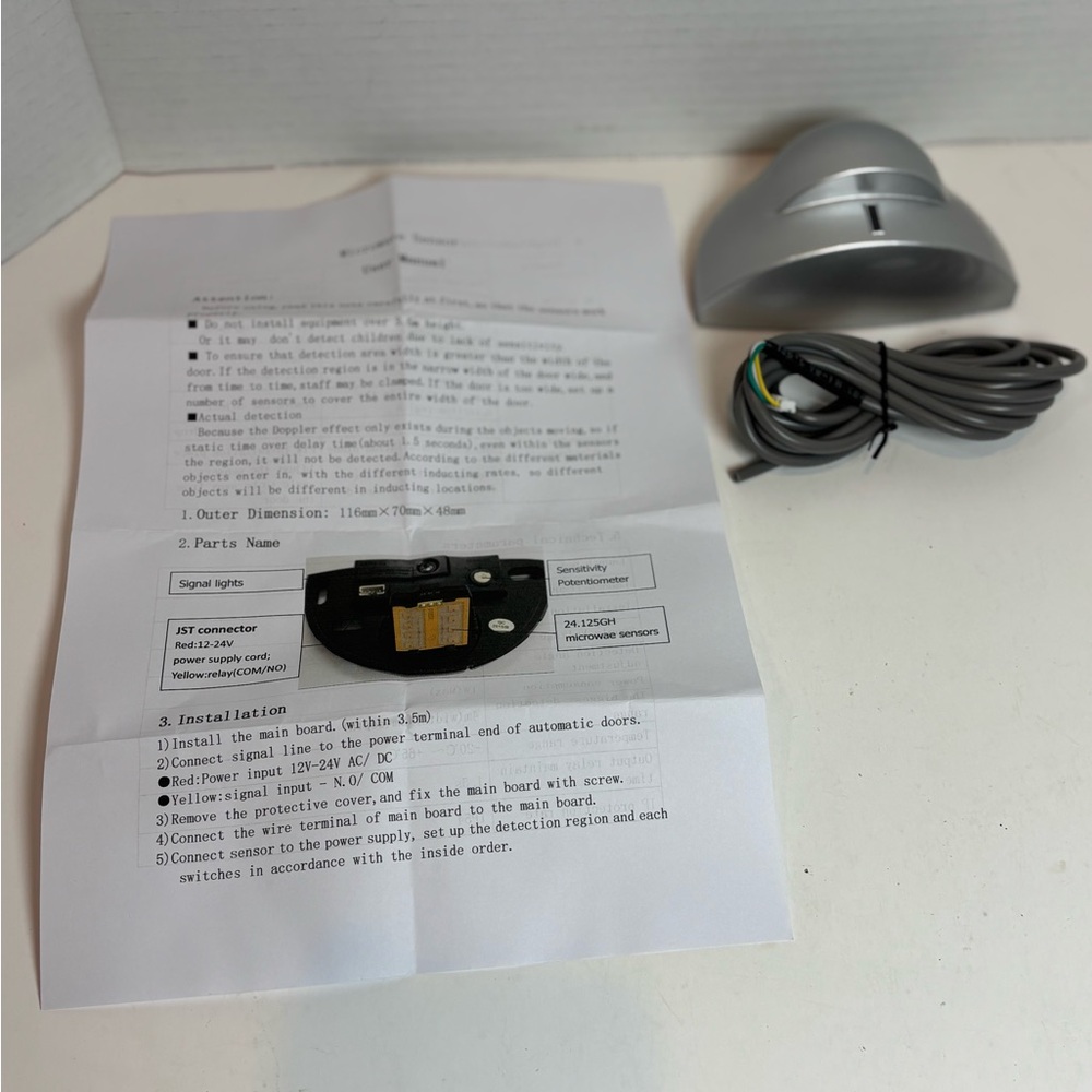 Microwave Motion Sensor Module with Connecting Cable for Home Automation DIY - Picture 6 of 6